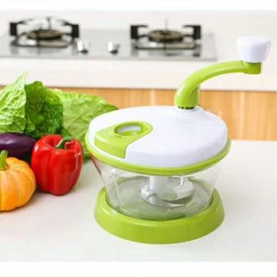 Food Hand-Powered Vegetable Slicer Chopper Meat Grinder Mixing Salad Spinner dengan tutup