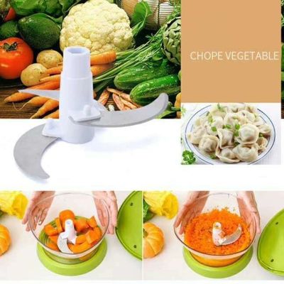 Food Hand-Powered Vegetable Slicer Chopper Meat Grinder Mixing Salad Spinner dengan tutup