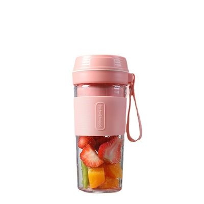 280ml Portable USB Charge Electric Juicer untuk Rumah 4 Blades Sayuran Buah Juicer Cup Maker