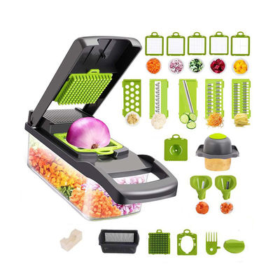 Easy to Vegetable Cutter 12 in 1 Food Cutter Mandolin Slicer untuk Aksesoris Dapur