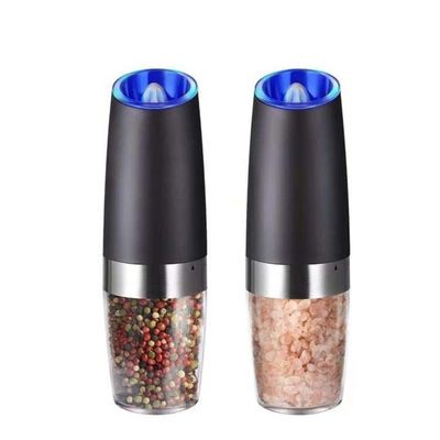 Electric Pepper Grinder Set dengan Logo Kostum Rechargeable Salt and Pepper Mill