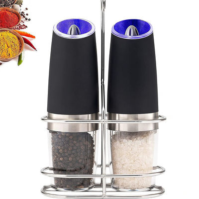 Electric Pepper Grinder Set dengan Logo Kostum Rechargeable Salt and Pepper Mill