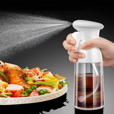Logo yang disesuaikan 230 ML kaca cuka penyemprot minyak zaitun semprot botol Mister untuk peralatan rumah tangga