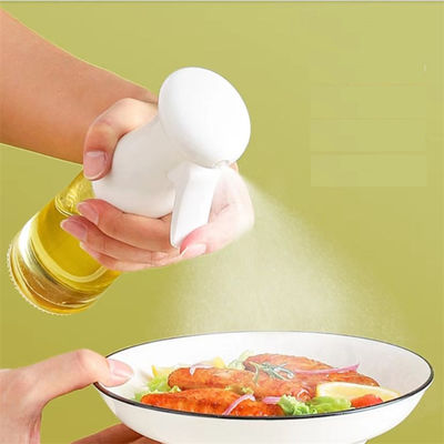 Logo yang disesuaikan 230 ML kaca cuka penyemprot minyak zaitun semprot botol Mister untuk peralatan rumah tangga