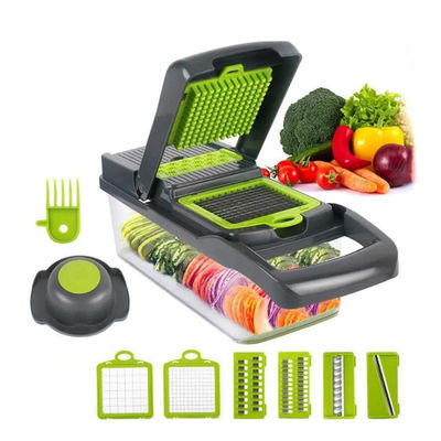 Multifungsi Manual Dapur Perajang Sayuran Alat Pengiris Pemain Dadu Parutan Makanan Logo Kustom