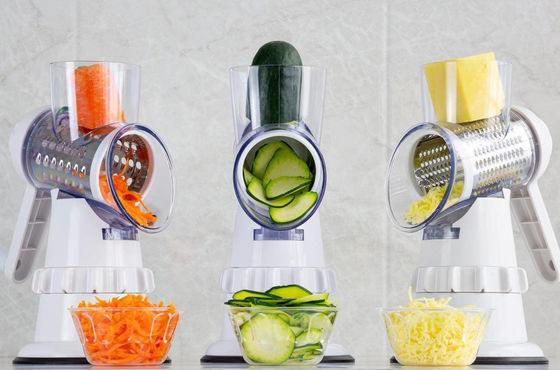 Konsolidasi Dapur Grater Stainless Steel Manual Slicer untuk Shredding Sayuran
