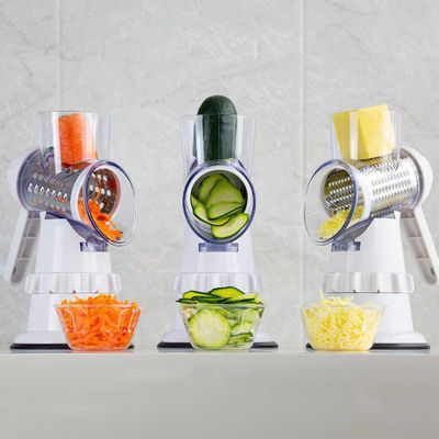 ABS Sayuran Chopper Round Slicer Graters Kentang wortel Keju Shredder Alat dapur