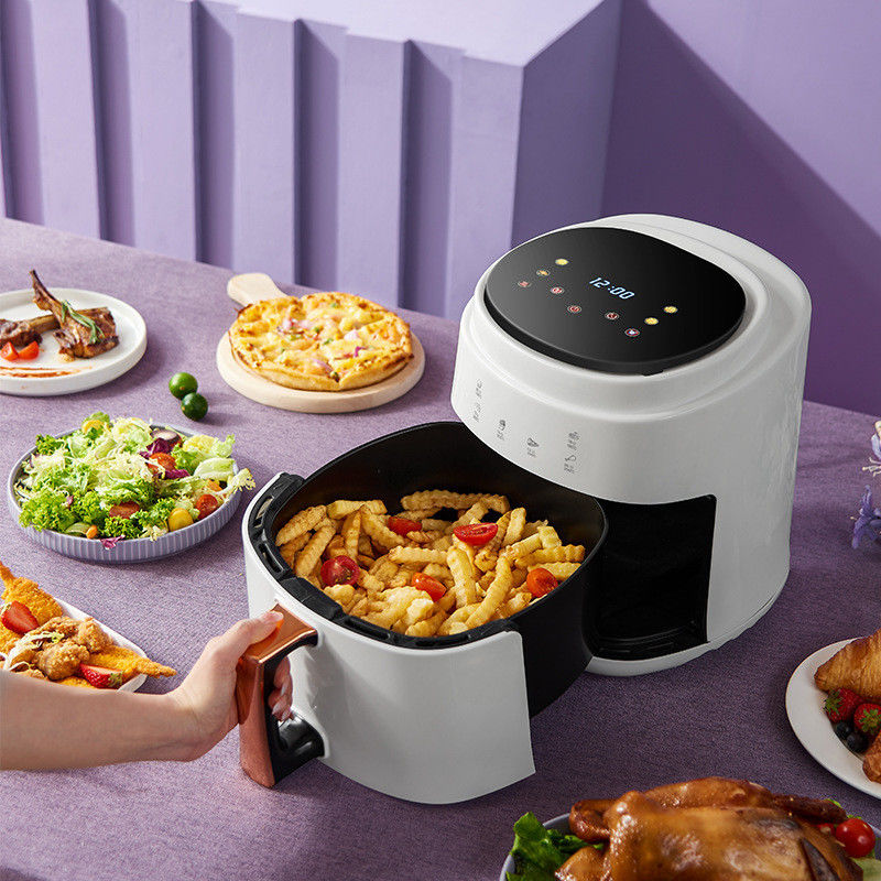8L 1400W Smart Touch Screen Custom Oil Free Electric Deep Fryer Hot Air Fryer Cocok