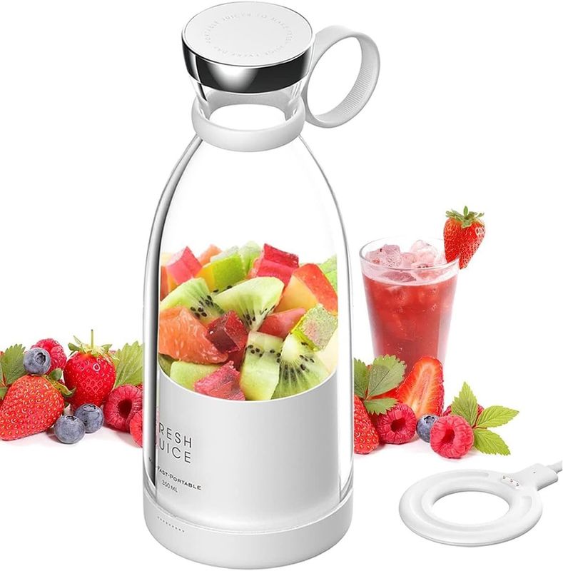 Tidak ada Mini Juicer Cup Plastik USB Portable Blender untuk Shakes dan Smoothies