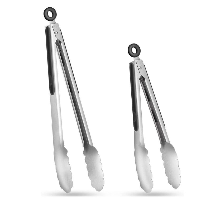 Stainless Steel 2 Piece Set Color Box BBQ Baking Tools dengan Set Pakaian Berkelanjutan