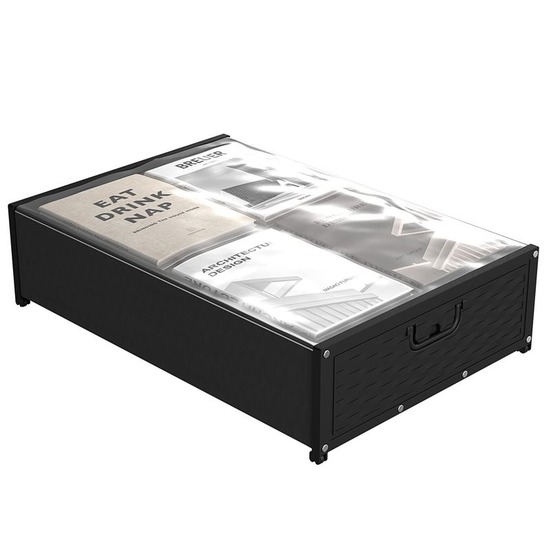 Di Bawah Pakaian Tidur / Toys Storage Box dengan Pulley dan Cover The Ultimate Space Saver