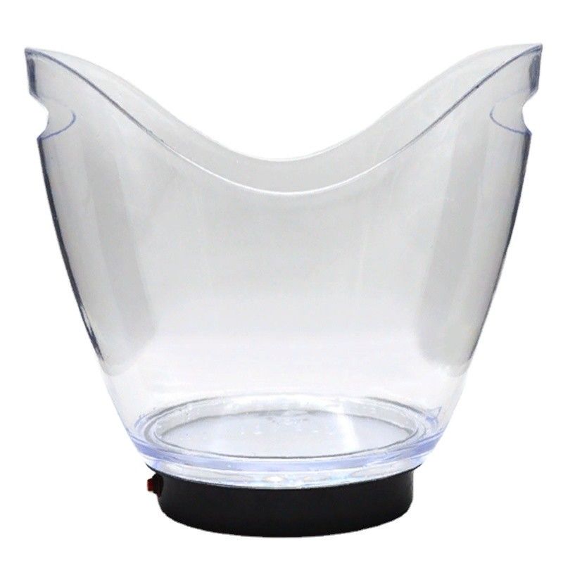 Bentuk oval LED Mewah berkedip Wine Vodka Whiskey Sampanye Ember untuk KTV Bar Party