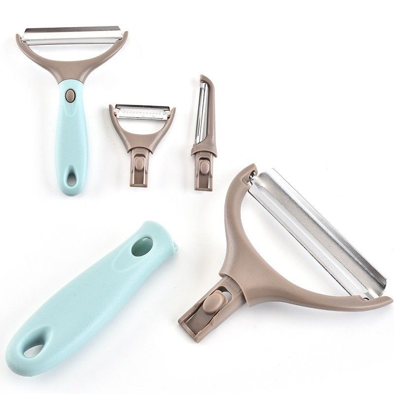 Set Terbaik 4 Pcs Peelers Multifungsi Dapur Gadget Untuk Buah Sayuran Alat