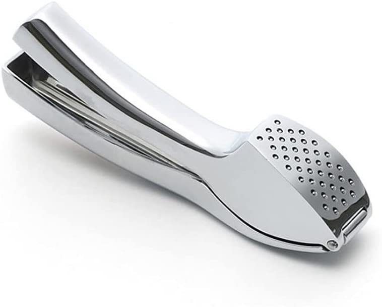 Stainless Steel Zinc Alloy Manual Garlic Press Hand Press untuk Alat Masakan