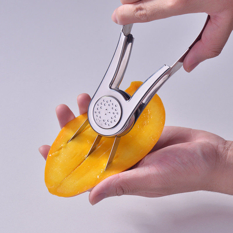 Alat dapur stainless steel untuk menggali buah-buahan secara berkelanjutan dan menghilangkan biji mangga