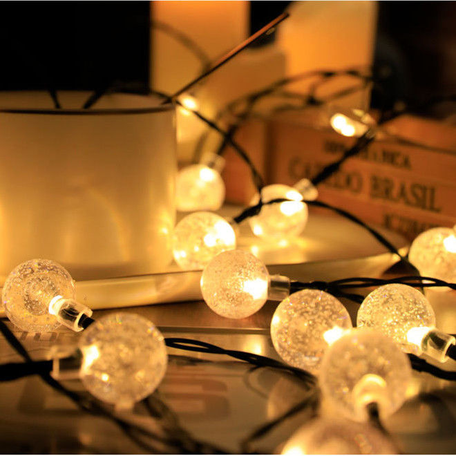 PVC Warm White Clear Vintage Bulbs Garland Lampu untuk Dekorasi Pernikahan Peri 5-102m