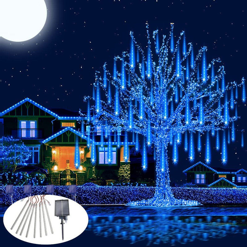 Jatuh Hujan Peri LED String Lampu dalam Desain Kubus untuk Dekorasi Rumah Liburan Party