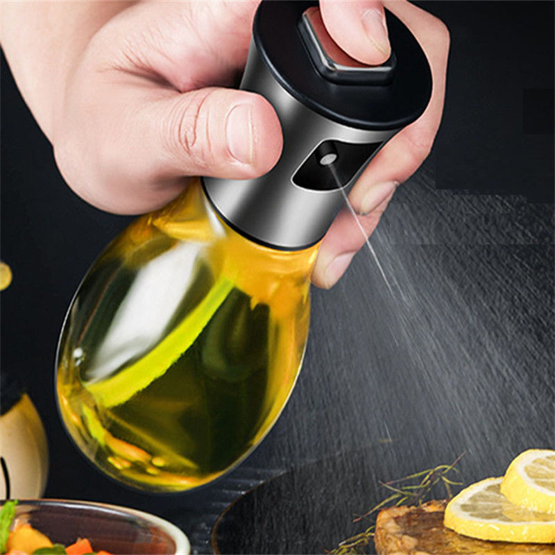botol minyak mudah dan tahan lama semprotan 165ml botol minyak kaca semprotan untuk memasak salad BBQ