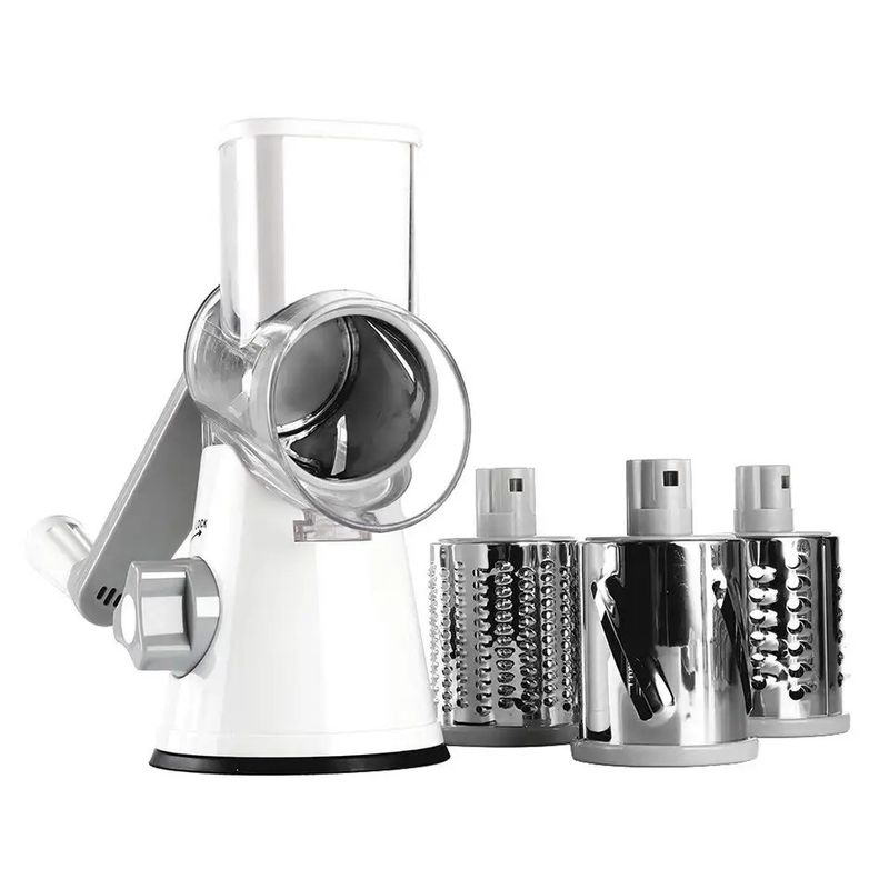 Sky Blue Stainless Steel Multi-Function Manual Slicer untuk Alat Sayuran Buah Jenis