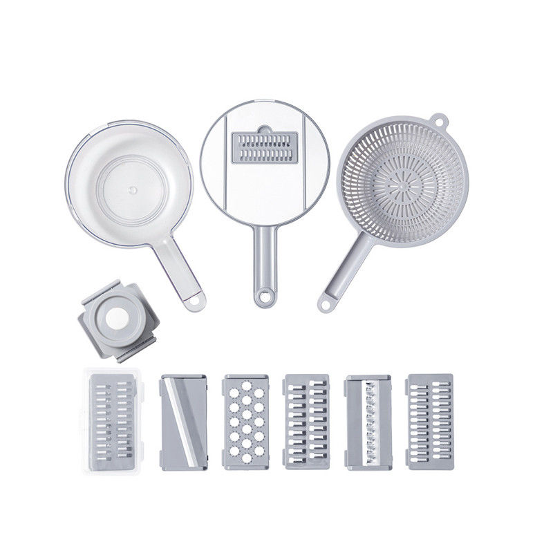 12 in 1 Multifunctional Manual Vegetable Cutter Slicer untuk Sayuran dan Buah Hijau