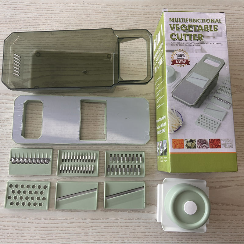 Mint Green Stainless Steel Vegetable Slicer Sempurna untuk persiapan makanan cepat dan mudah