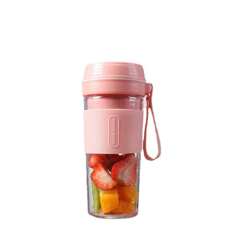 280ml Portable USB Charge Electric Juicer untuk Rumah 4 Blades Sayuran Buah Juicer Cup Maker
