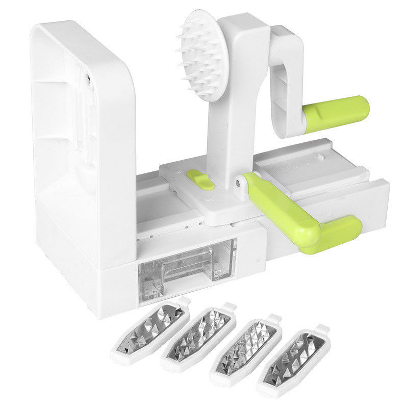 Upgrade Masak dengan 5 Blade Veggie Spiral Slicer ABS PS TPR 420 Stainless Steel