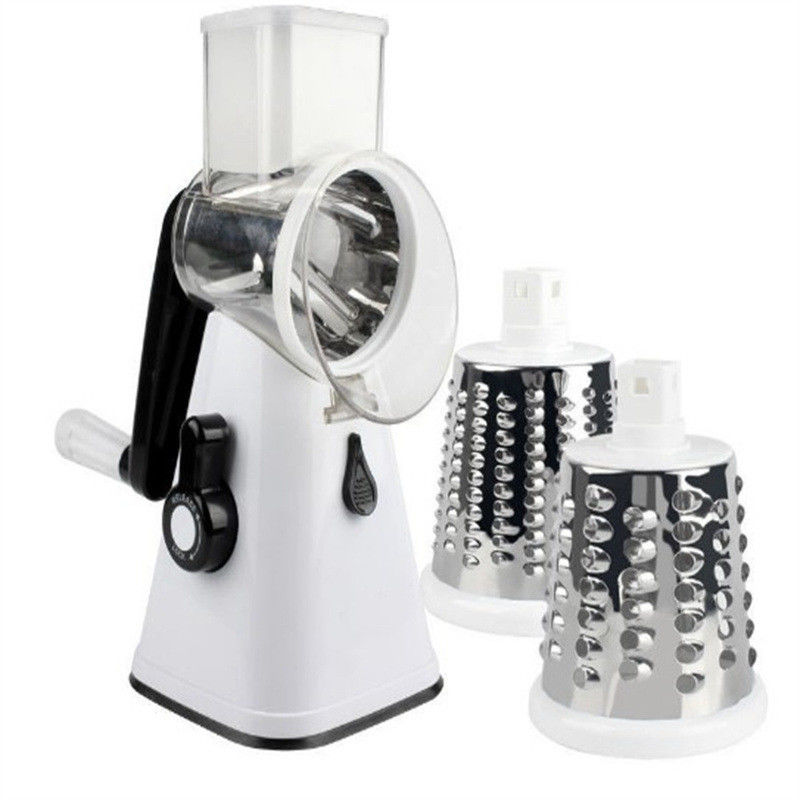 Green Rotary Cheese Grater Tambahan yang sempurna untuk setiap dapur untuk mengiris sayuran